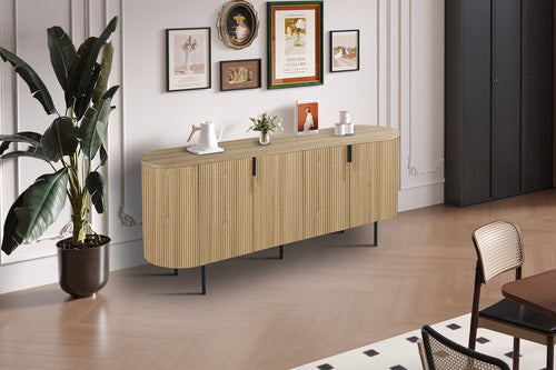 Bahut Lagos 200 cm effet chêne Naturel