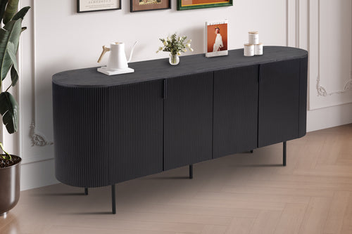 Bahut Lagos 200 cm Décor Brun foncé