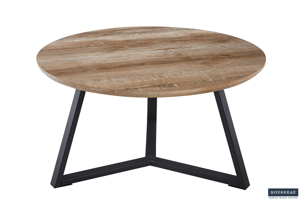 Table basse Paso 1 effet chêne Vieilli