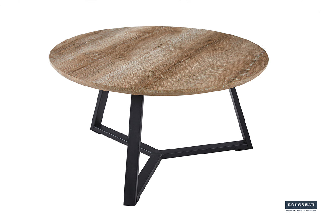 Table basse Paso 1 effet chêne Vieilli