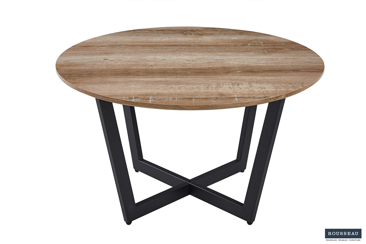 Table basse Paso 3 effet chêne Vieilli