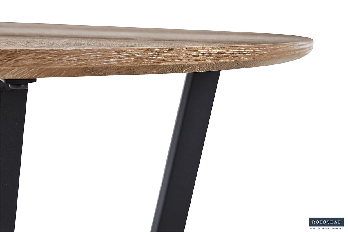 Table basse Paso 3 effet chêne Vieilli