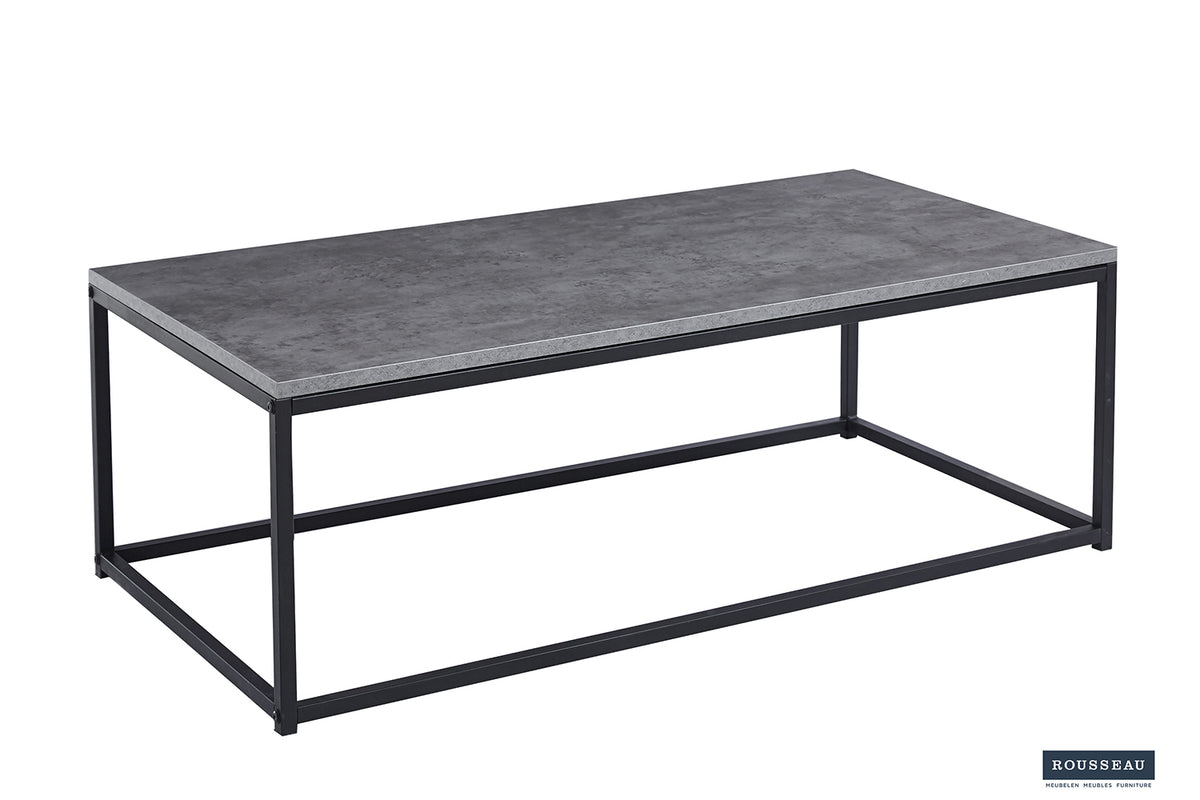 Table basse Dallas finition Pierre Gris