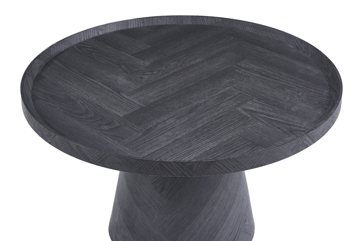 Table basse Manus 80 cm finition Gris foncé