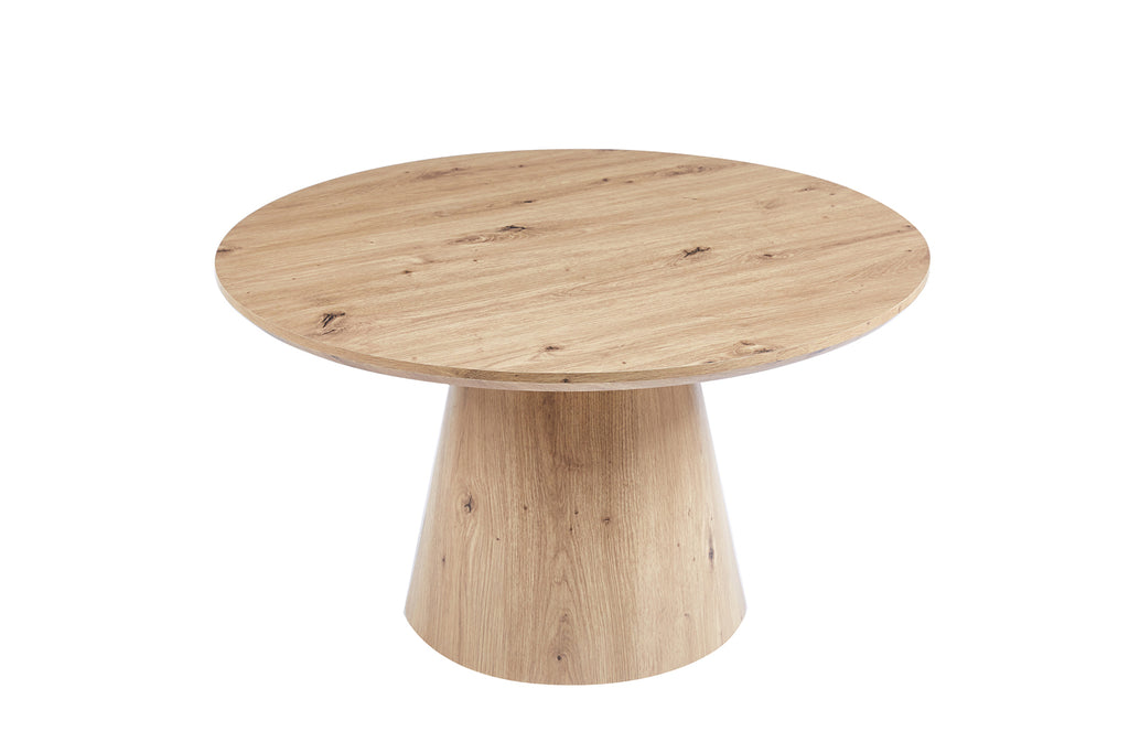 Table basse Lukas 80 cm effet chêne vieilli