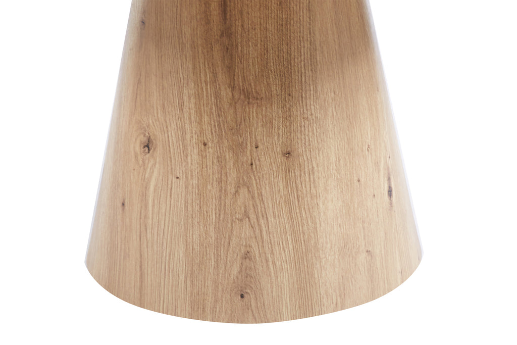 Table basse Lukas 80 cm effet chêne vieilli