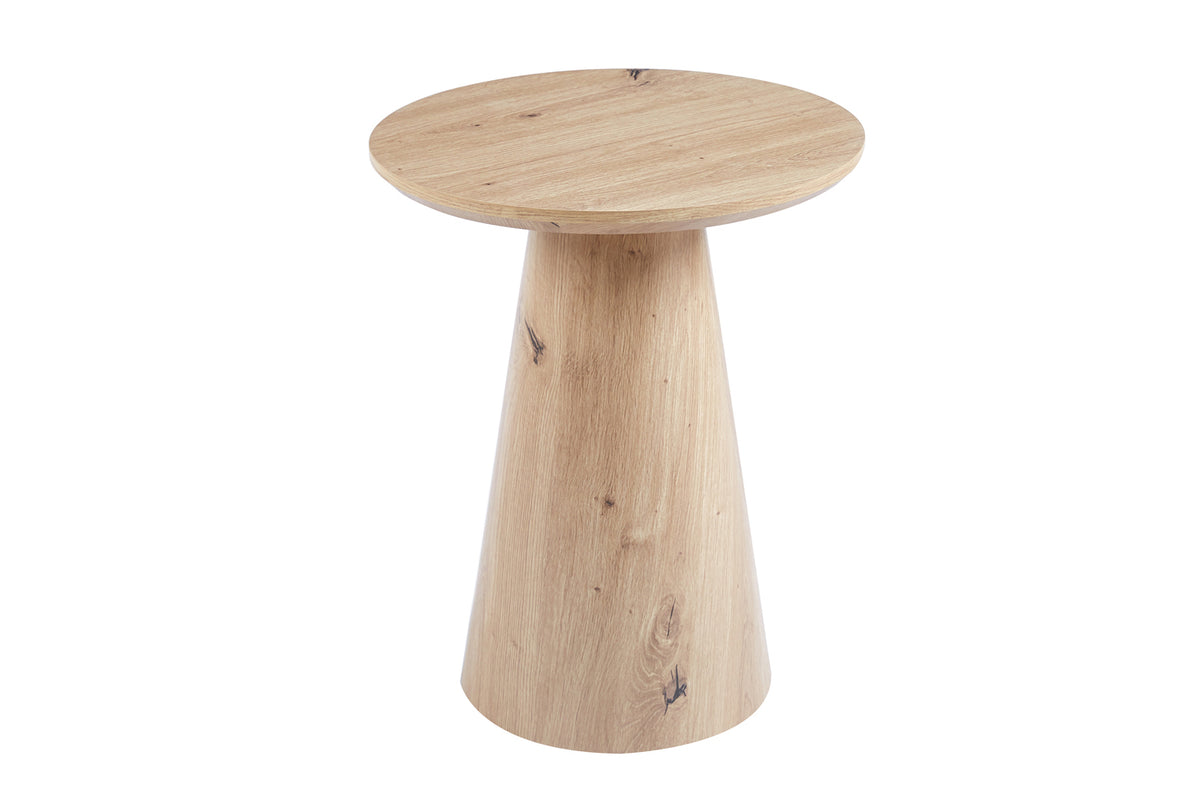 Table basse Lukas 45 cm effet chêne vieilli