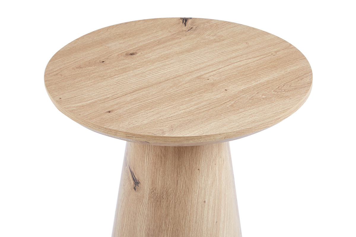 Table basse Lukas 45 cm effet chêne vieilli
