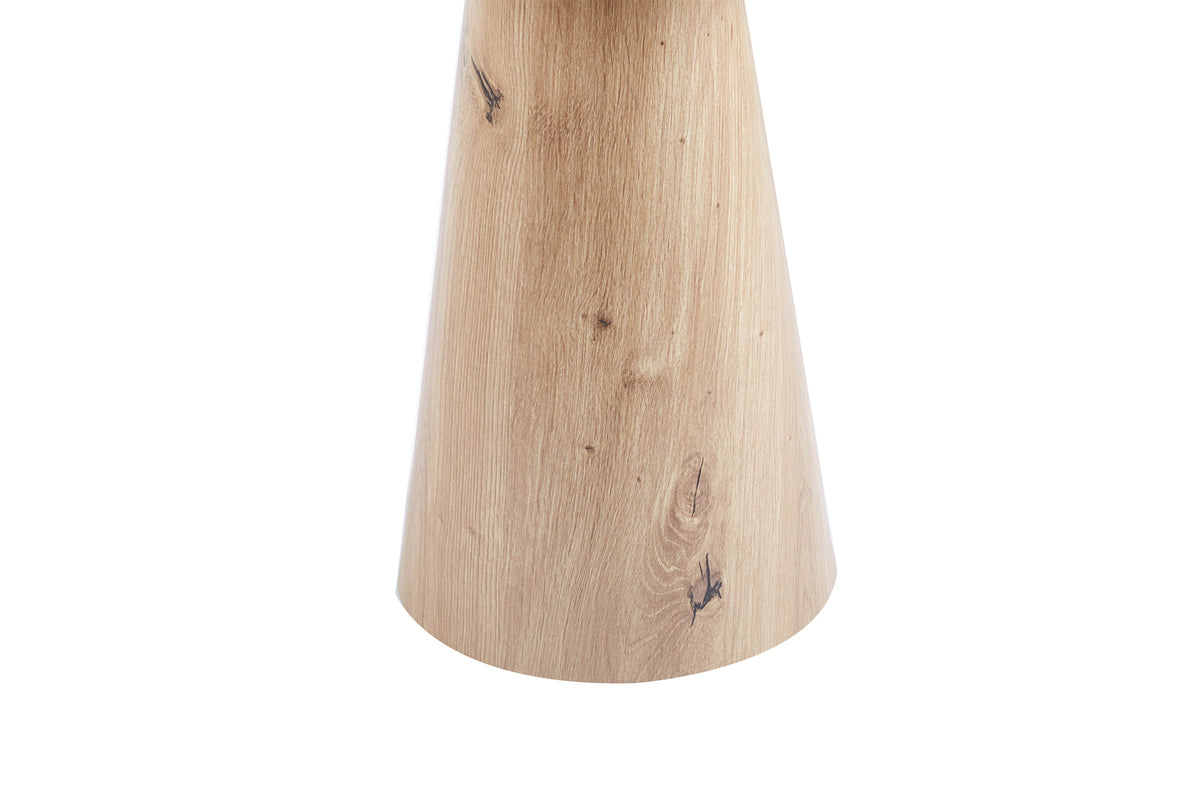 Table basse Lukas 45 cm effet chêne vieilli