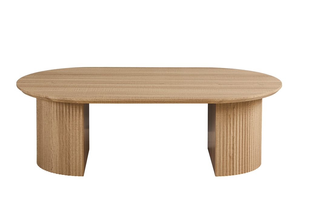 Table basse Lagos 120 cm effet chêne Naturel