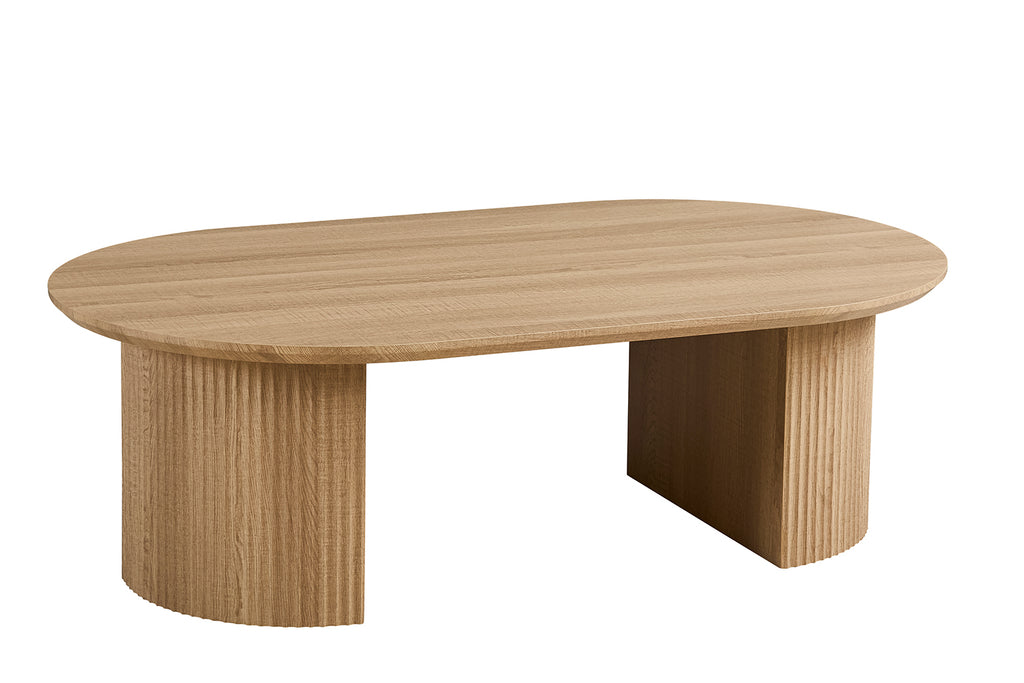 Table basse Lagos 120 cm effet chêne Naturel
