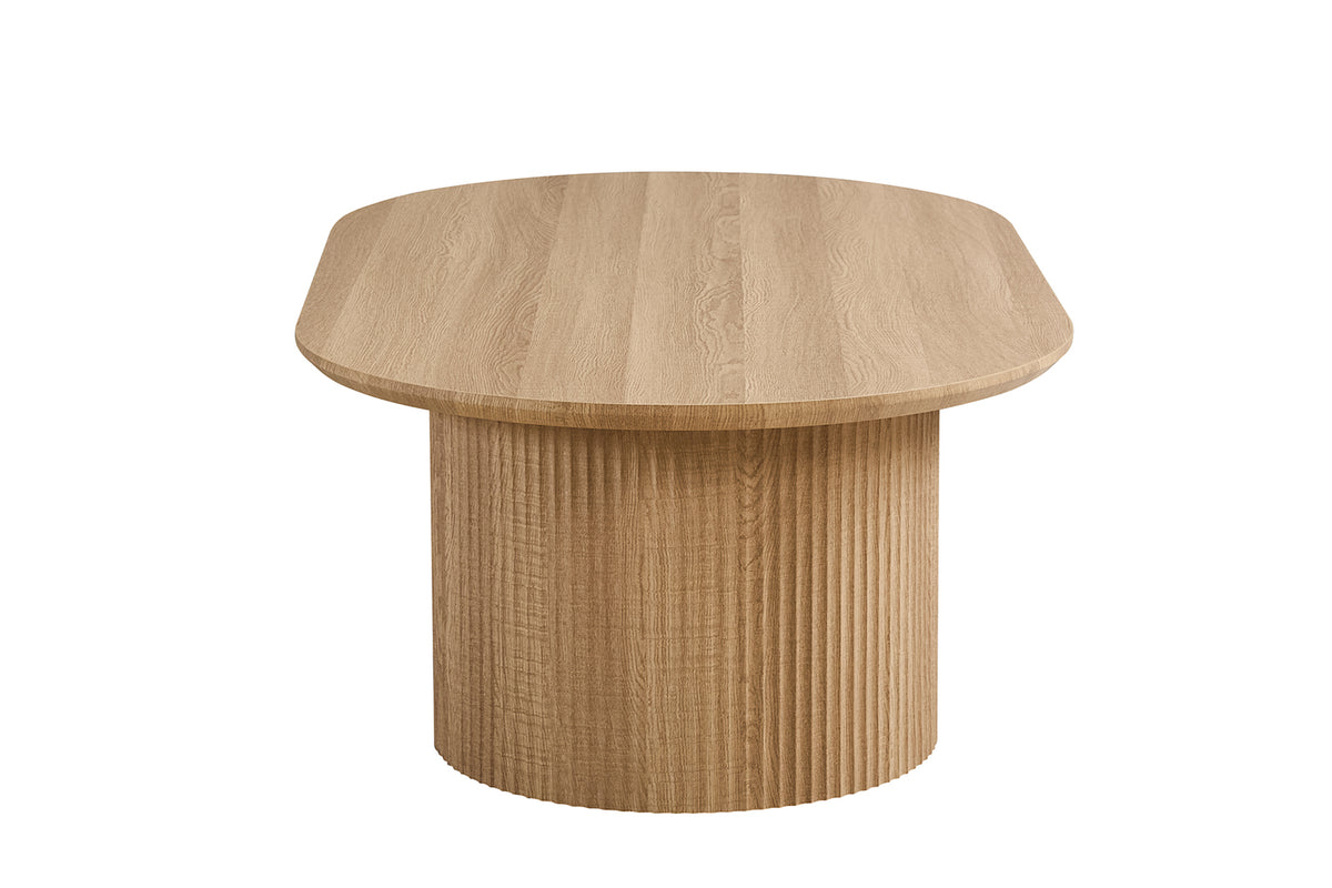 Table basse Lagos 120 cm effet chêne Naturel