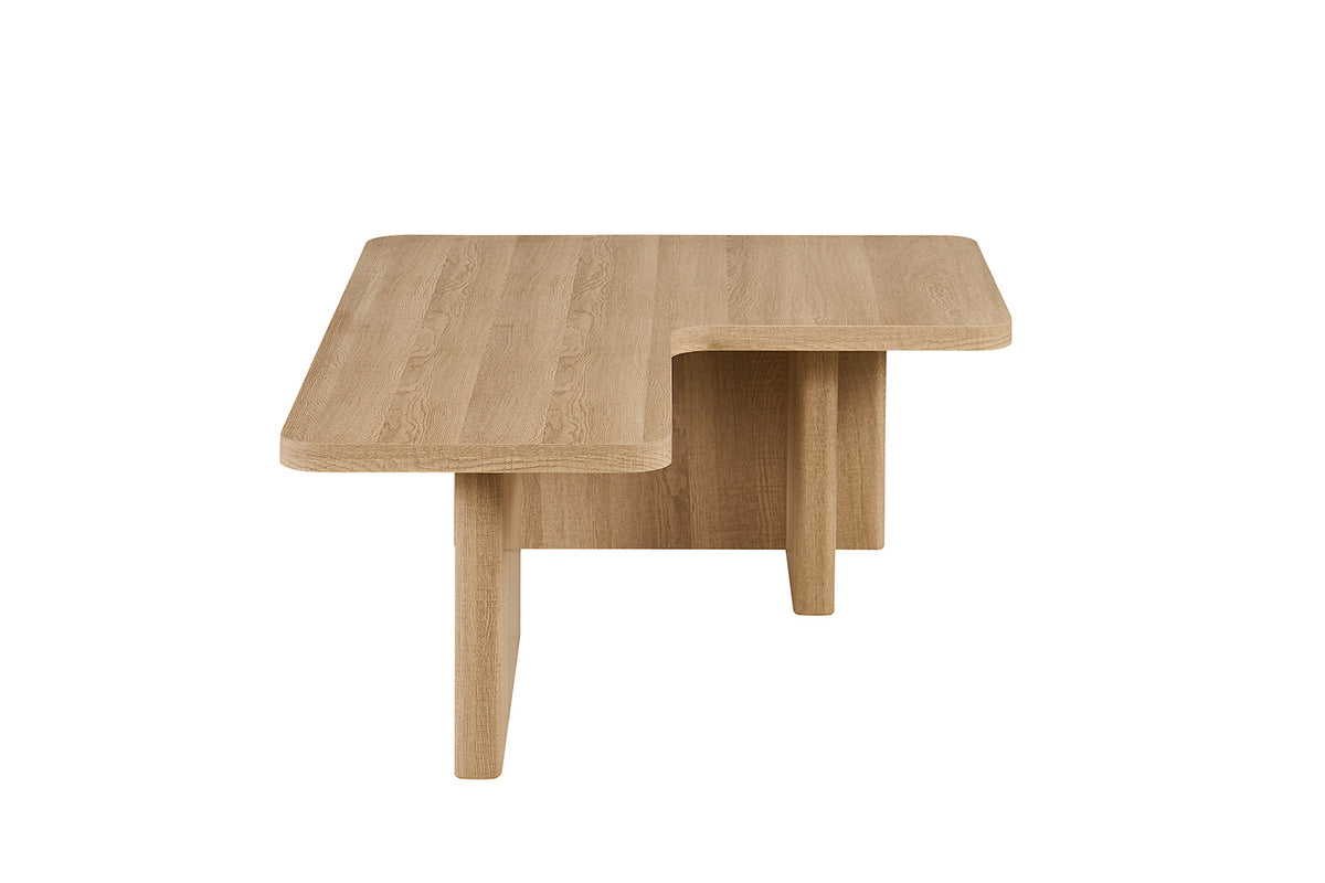 Table basse Arallo effet chêne Naturel