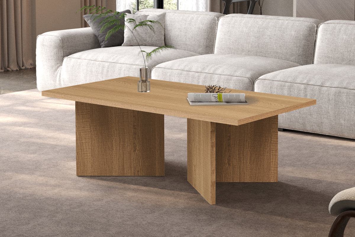 Table basse Litar finition Naturel Chêne