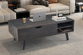 Table basse Justine Plateau relevable Décor Brun foncé