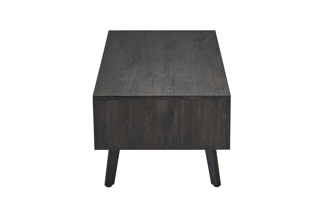 Table basse Justine Plateau relevable finition Brun foncé