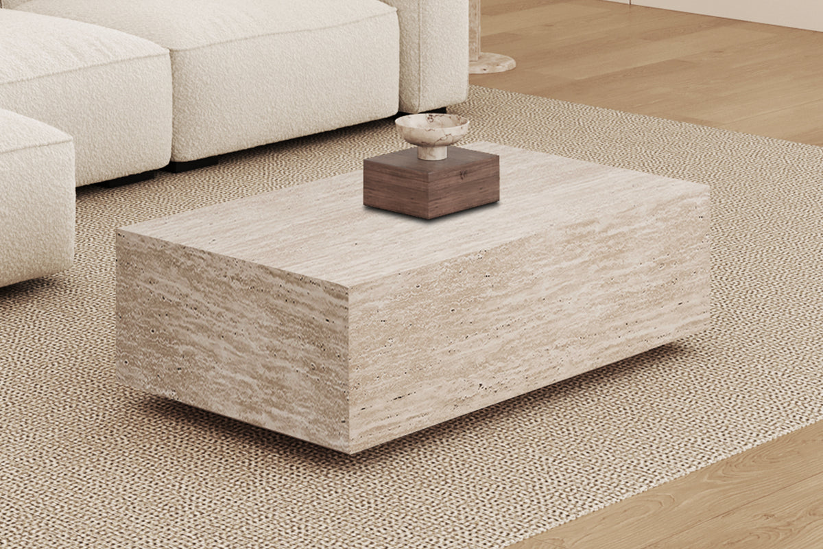 Table basses Jacky Décor Travertin Beige
