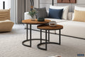 Table basse Goja set de 2 Bois de Manguier