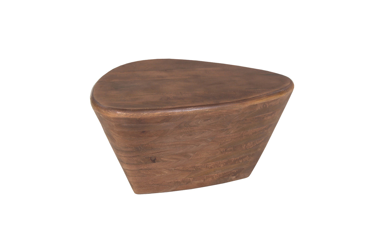 Table basse Matteo bois de manguier Brun clair