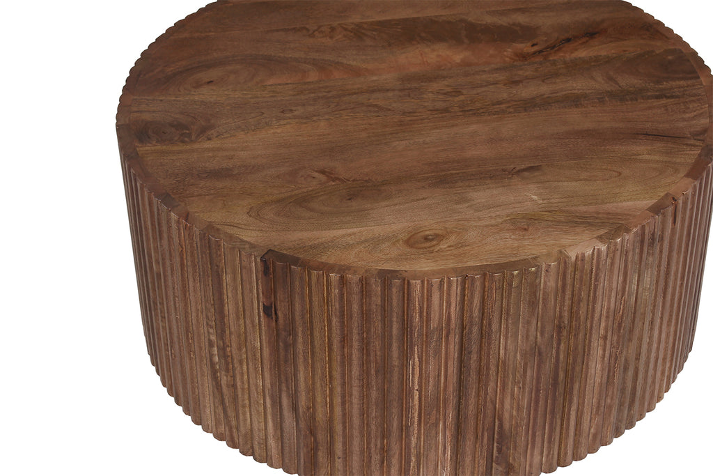 Table basse Victor bois de manguier Brun clair