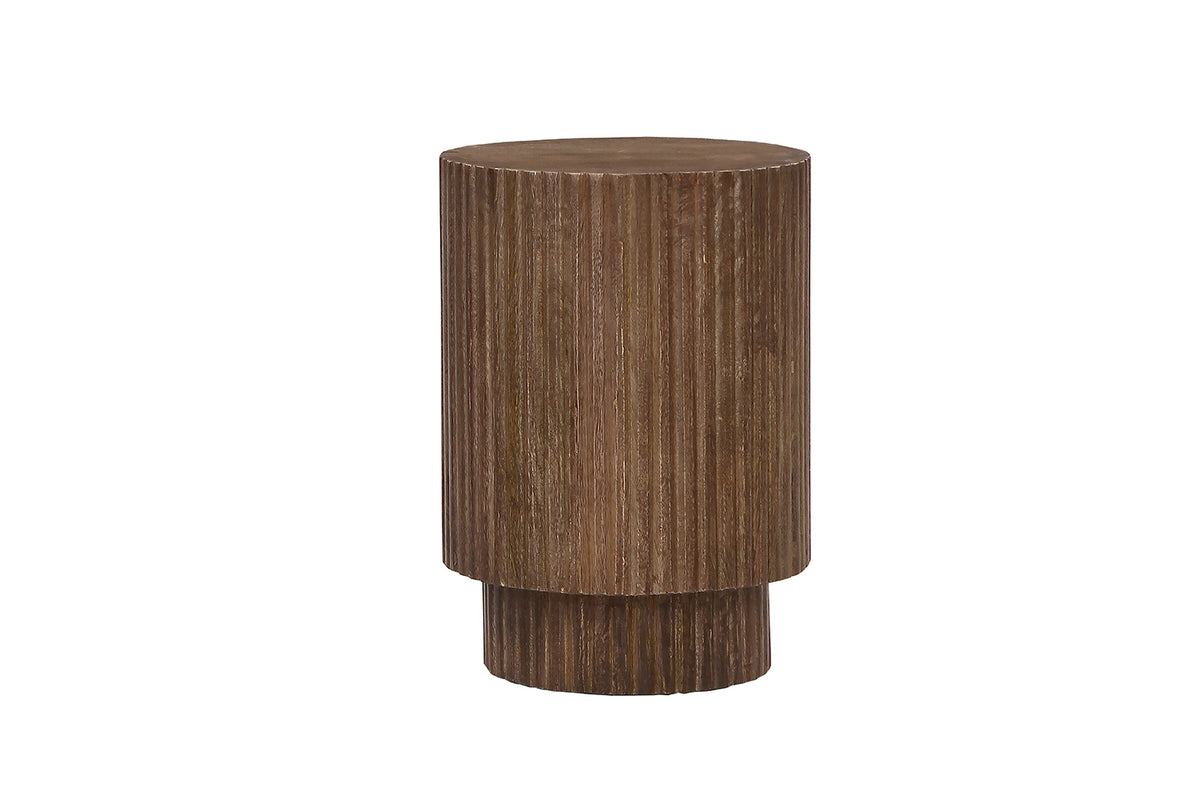 Table d'appoint Victor bois de manguier Brun clair