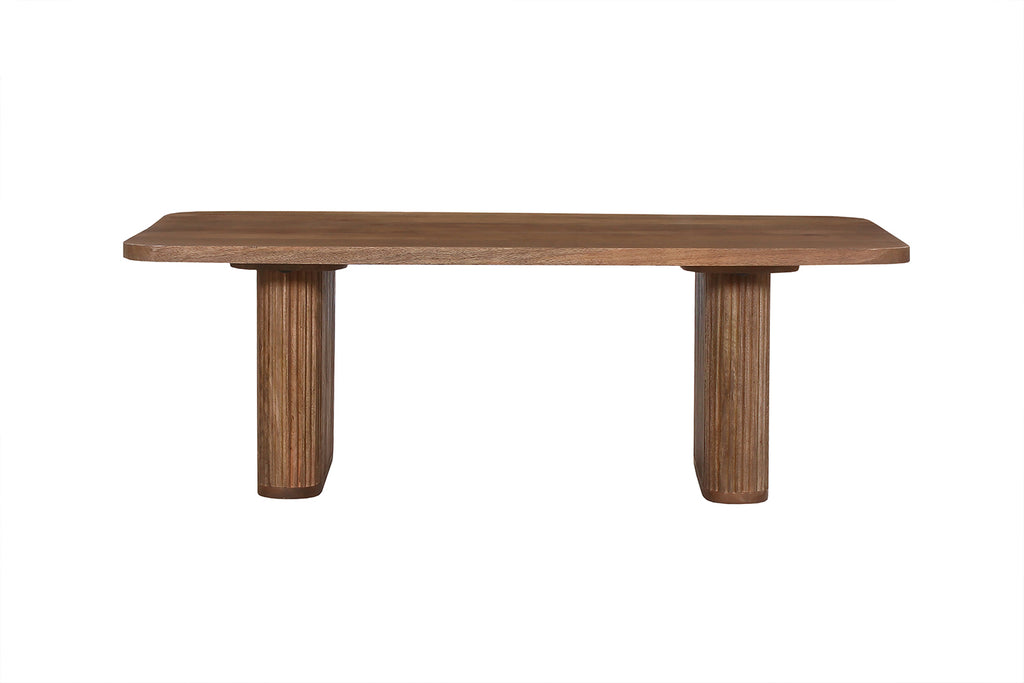 Table basse Jean bois de manguier Brun clair