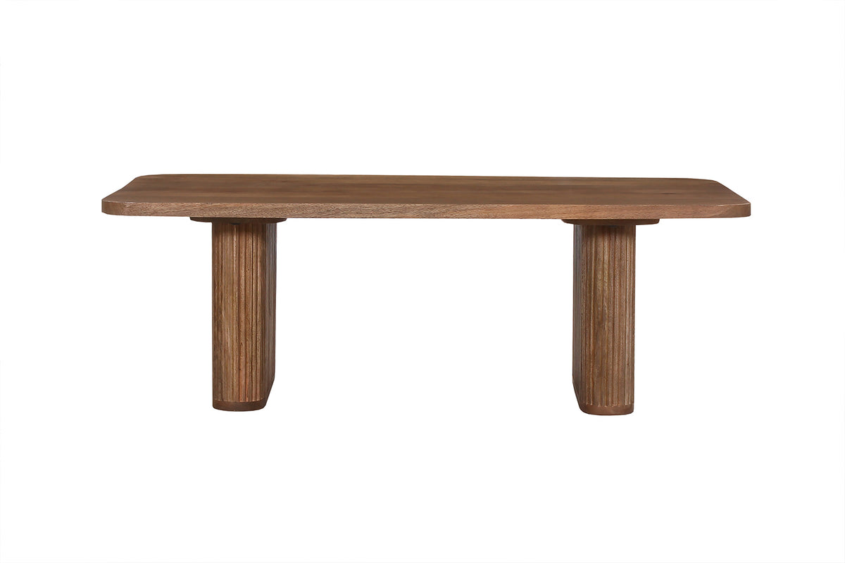 Table basse Jean bois de manguier Brun clair