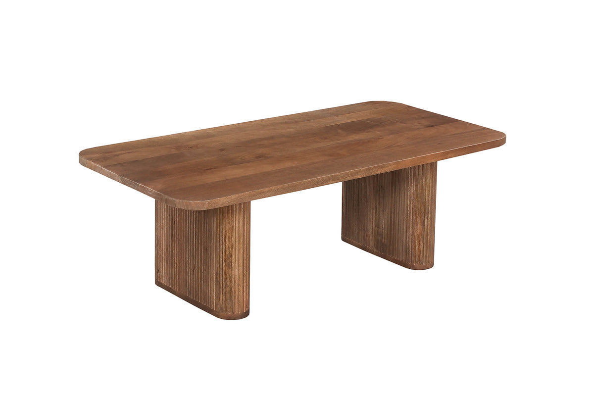Table basse Jean bois de manguier Brun clair