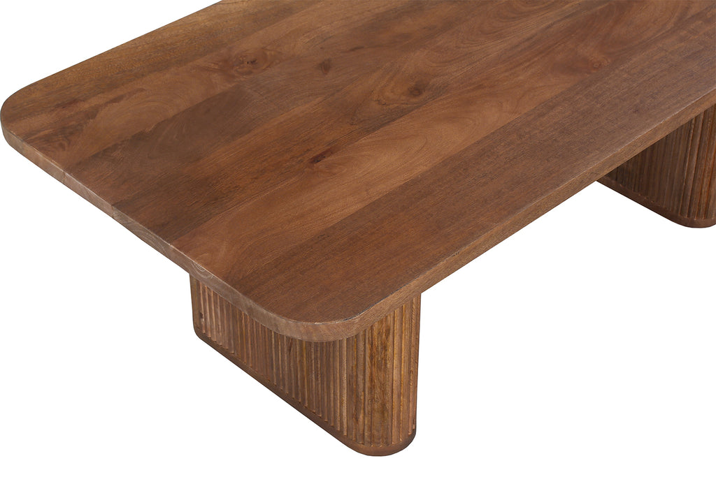 Table basse Jean bois de manguier Brun clair