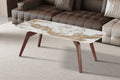 Table basse Alma 120x60 cm Brillante – Pied noyer