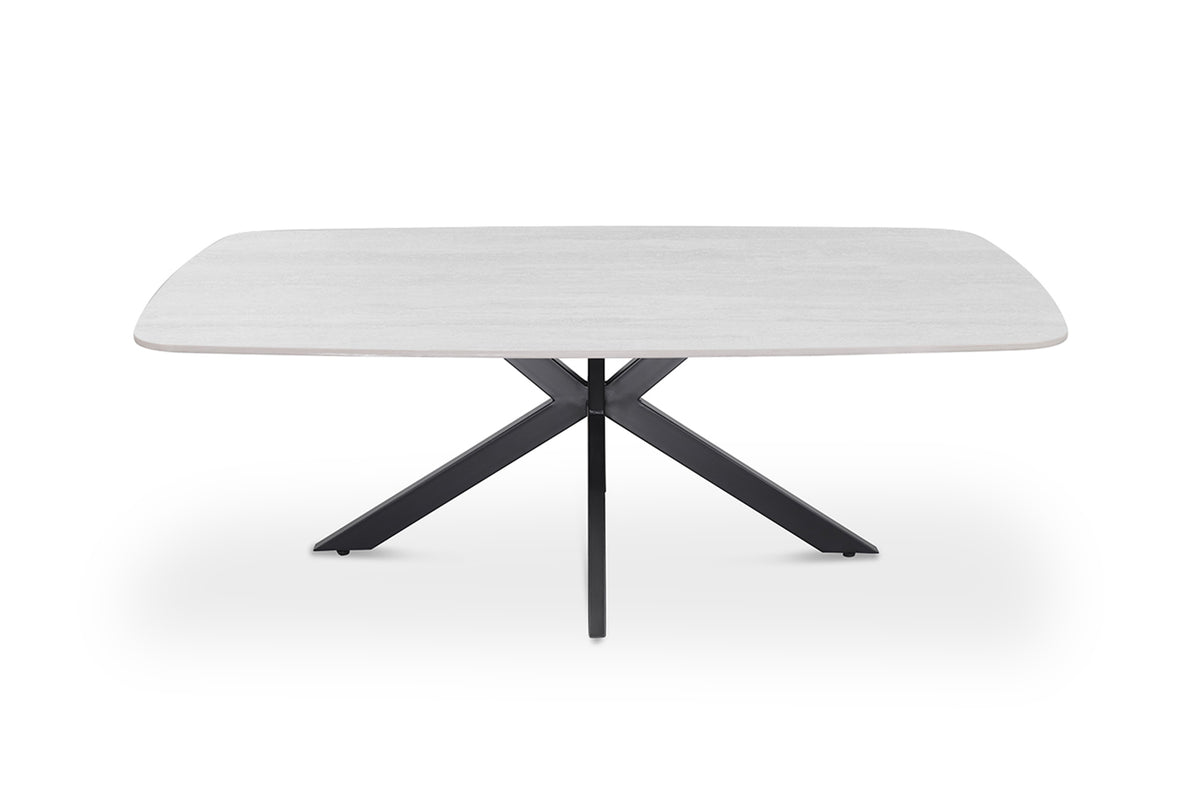 Table basse Apollo 130 cm ovale danoise Pierre Gris