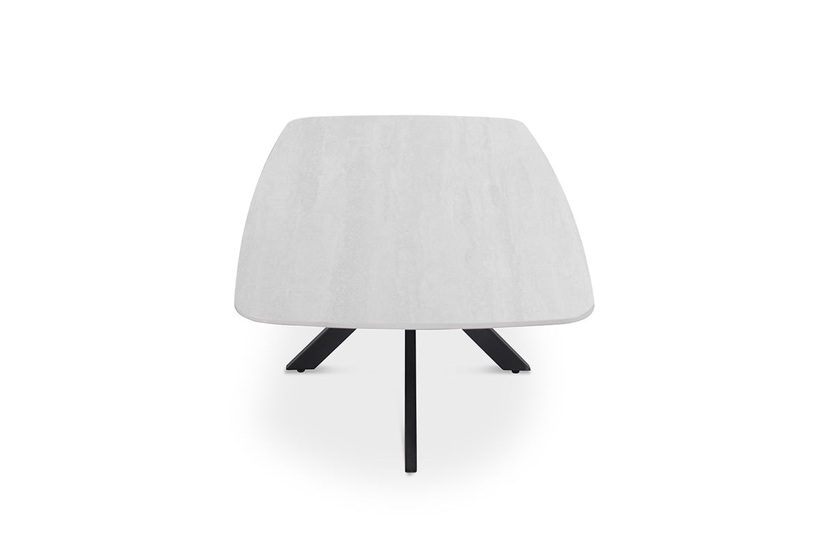 Table basse Apollo 130 cm ovale danoise Pierre Gris