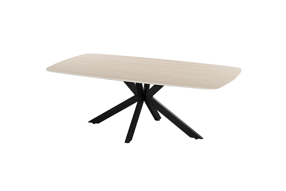Table basse Apollo 130 cm ovale danoise Pierre Beige