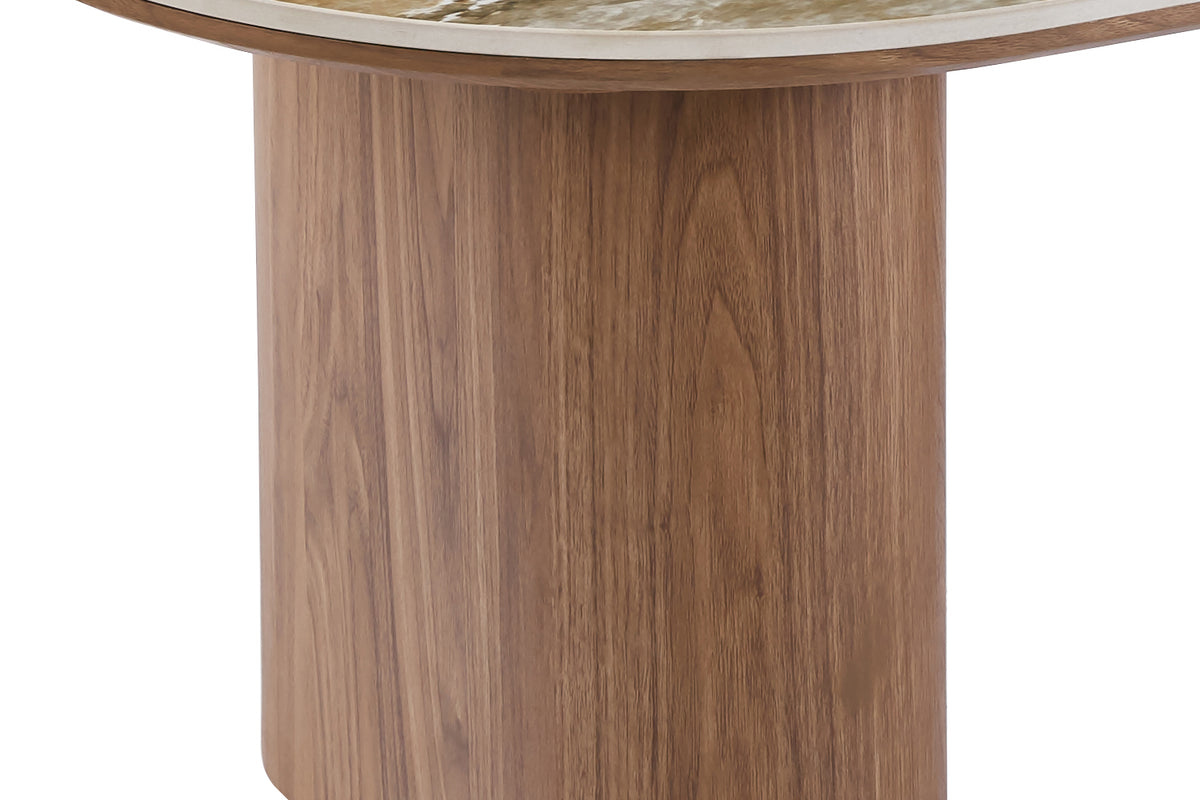 Table basse Evora pierre brillante