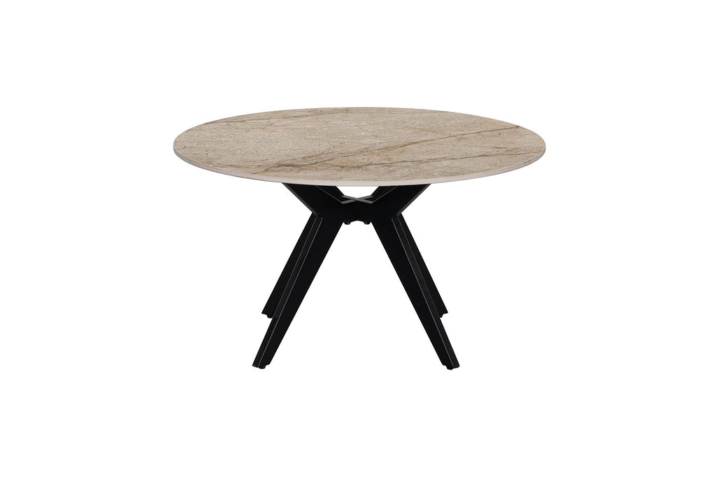 Table basse Apollo 80 cm Ronde Pierre Brillante Shakespear beige - vue 3