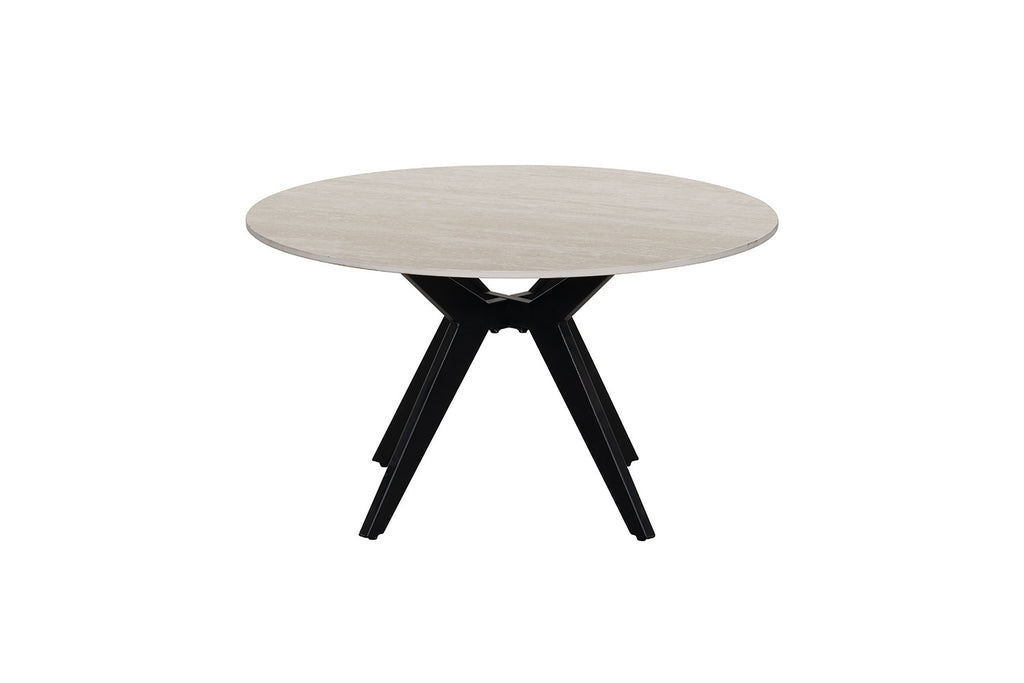 Table basse Apollo 80 cm Ronde Pierre Baroque gris - vue 3