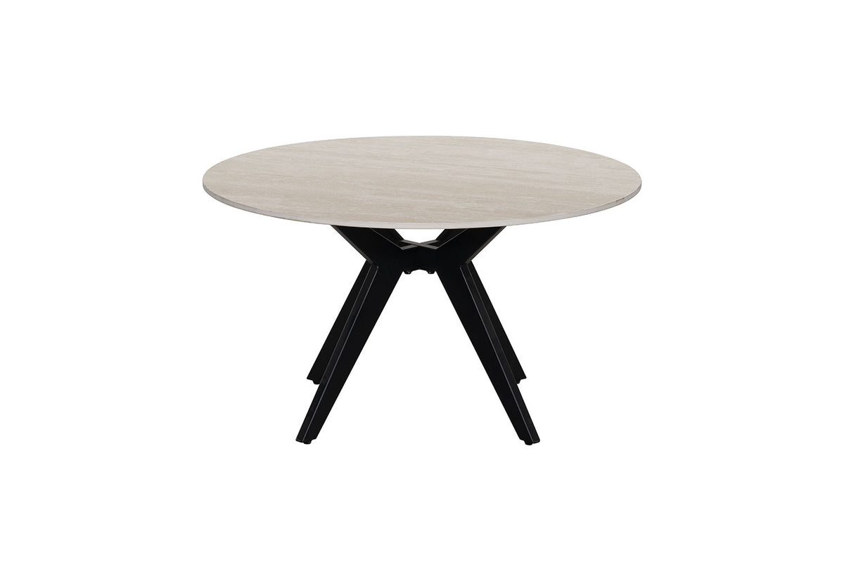 Table basse Apollo 80 cm Ronde Pierre Baroque gris - vue 3