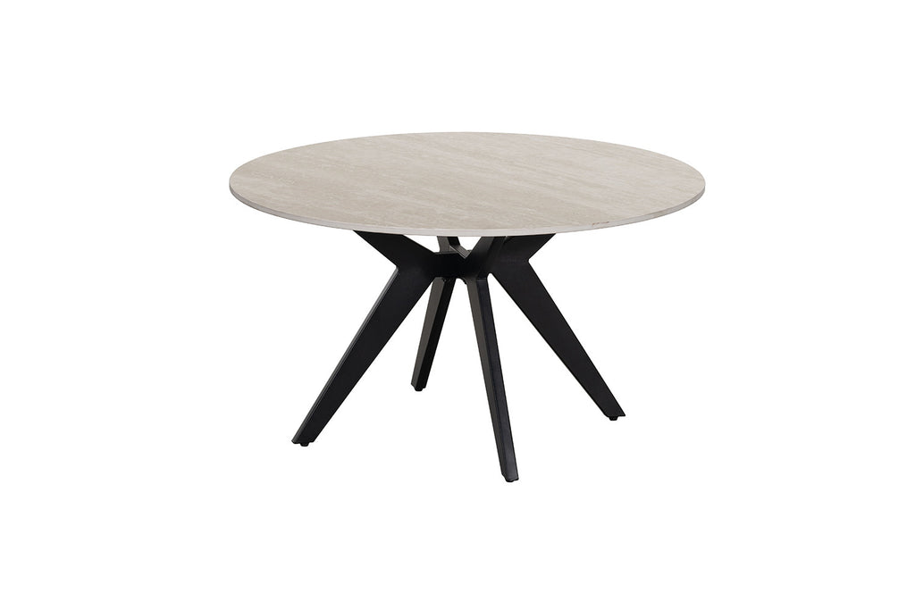 Table basse Apollo 80 cm Ronde Pierre Baroque gris - vue 4