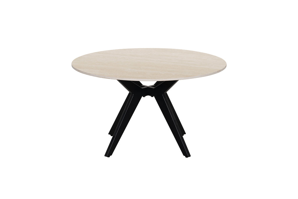 Table basse Apollo 80 cm Ronde Pierre Baroque beige - vue 3