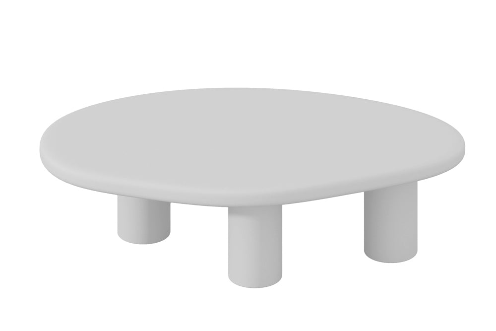 Table basse Tavira 120 cm Ciment Écru