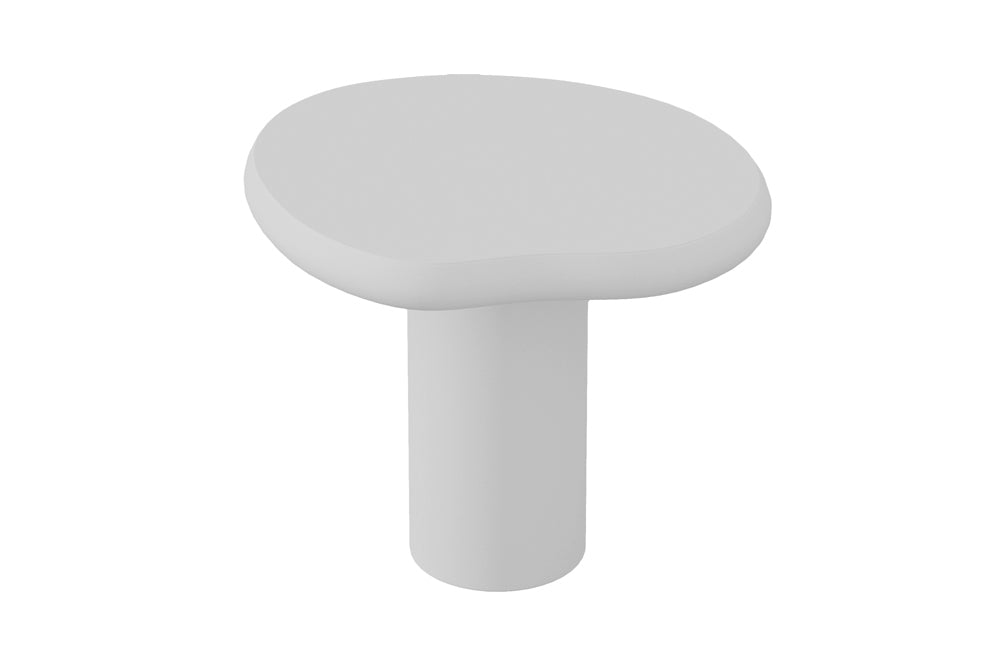 Table basse Tavira 58 cm Ciment Écru
