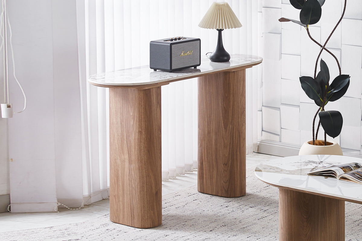 Console Evora pierre brillante