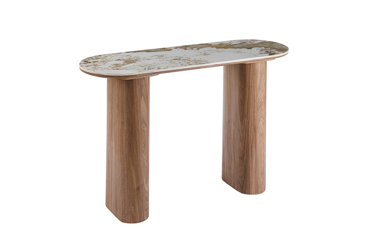 Console Evora pierre brillante