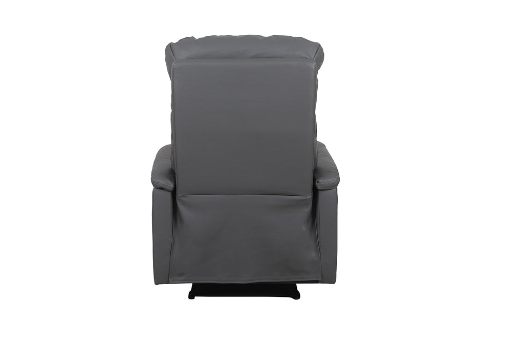 Fauteuil relax Tokio relevable manuellement similicuir Gris