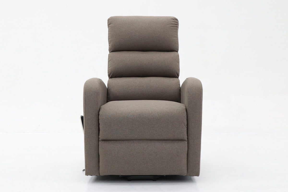 Fauteuil releveur électrique Bruges Tissu Taupe
