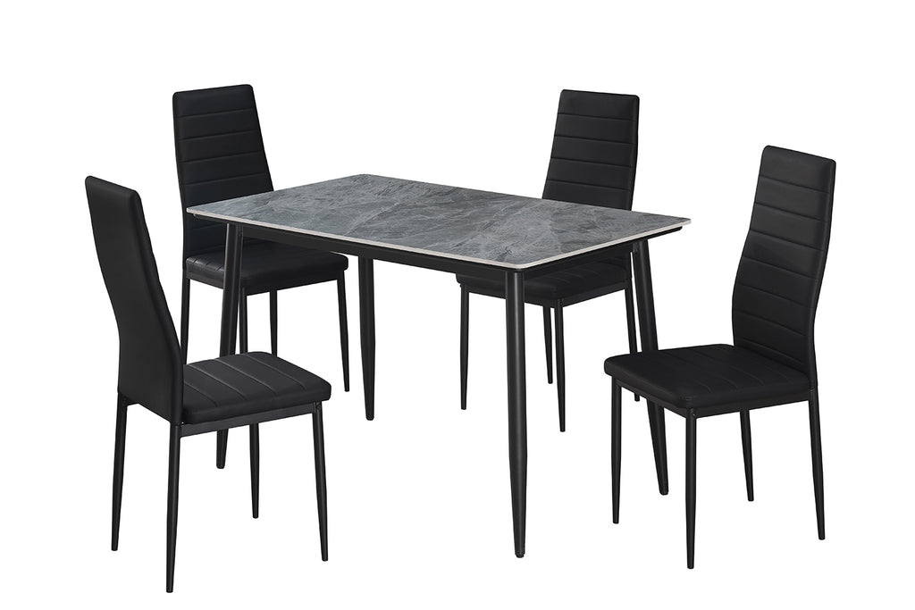 Table Kenzo 120 cm Rectangulaire Pierre Gris
