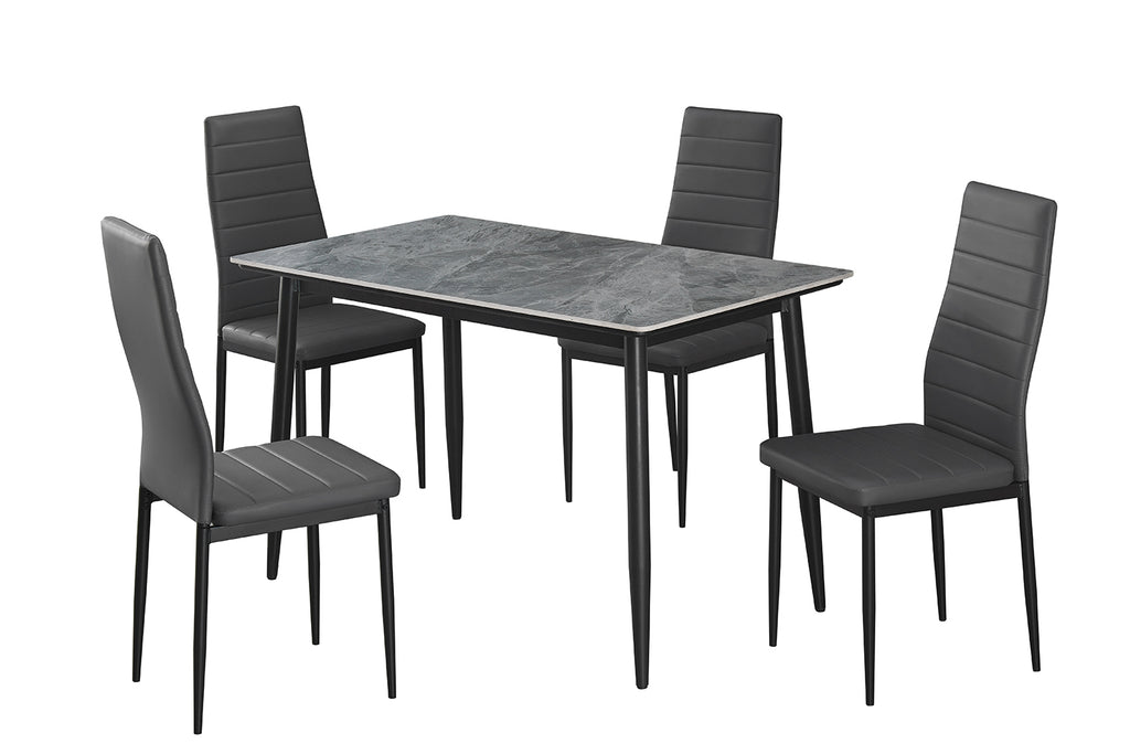 Table Kenzo 120 cm Rectangulaire Pierre Gris