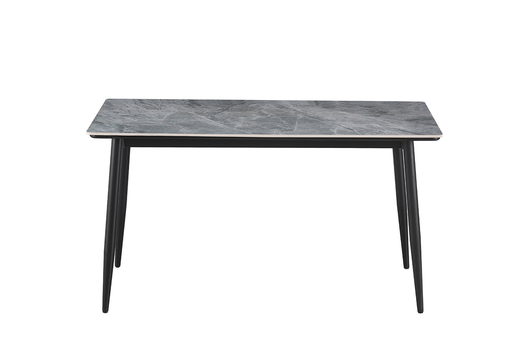 Table Kenzo 140 cm Rectangulaire Pierre Gris
