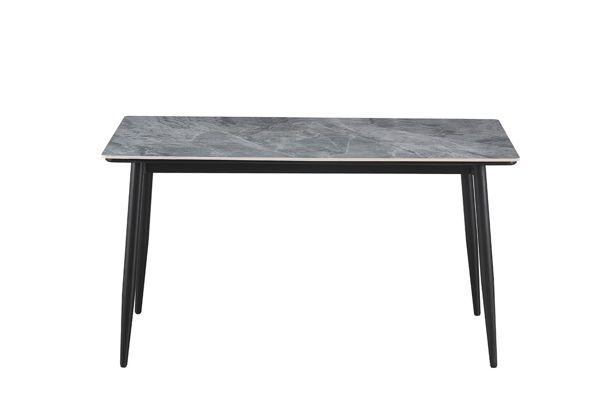 Table Kenzo 140 cm Rectangulaire Pierre Gris