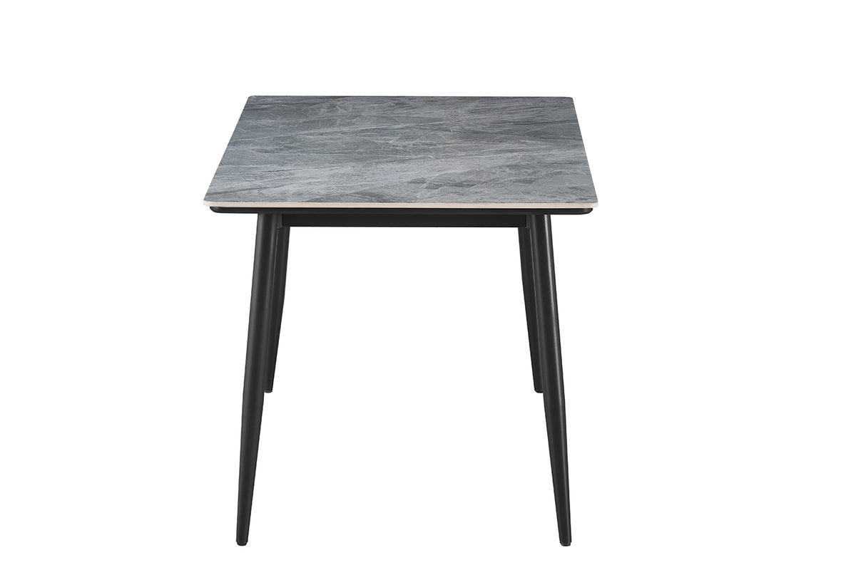 Table Kenzo 140 cm Rectangulaire Pierre Gris